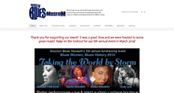 Desktop Screenshot of houstonbluesmuseum.org